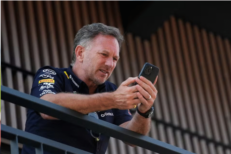 Christian Horner, chefe da RBR, no GP da Espanha da F1 2025; equipe saiu de Barcelona com apenas um ponto — Foto: Bradley Collyer/PA Images via Getty Images