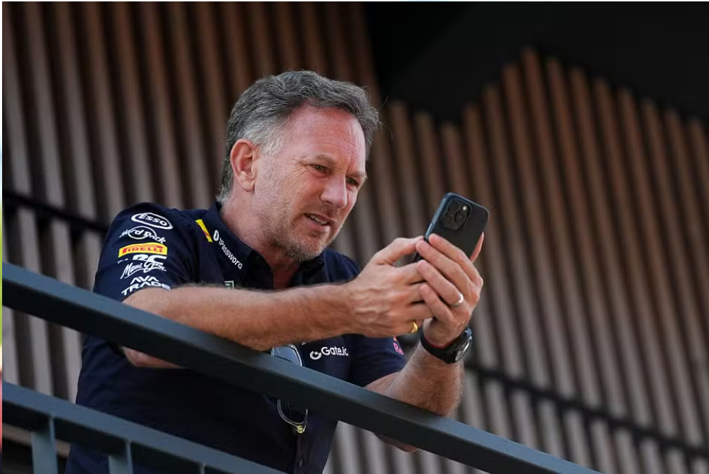 Christian Horner, chefe da RBR, no GP da Espanha da F1 2025; equipe saiu de Barcelona com apenas um ponto — Foto: Bradley Collyer/PA Images via Getty Images
