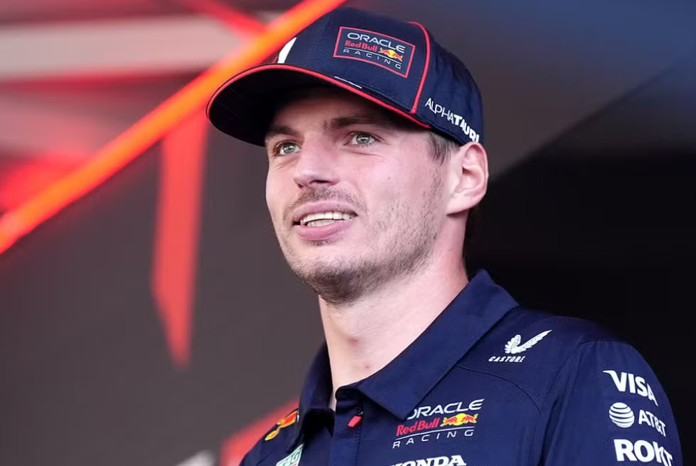Max Verstappen em coletiva de imprensa antes do GP da Hungria — Foto: Bradley Collyer/PA Images via Getty Images