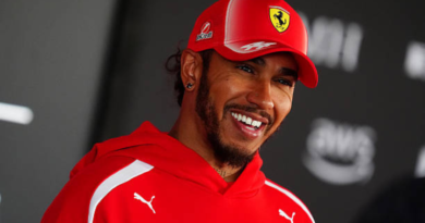 Imagem de Lewis Hamilton dando entrevistas no GP da Hungria
