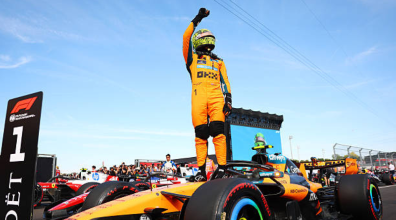 Foto de Lando Norris Pole Position do GP da Hungria