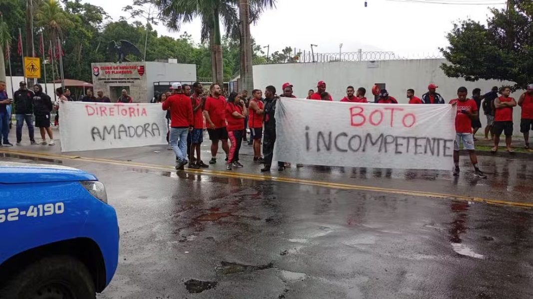 Protestos Flamengo