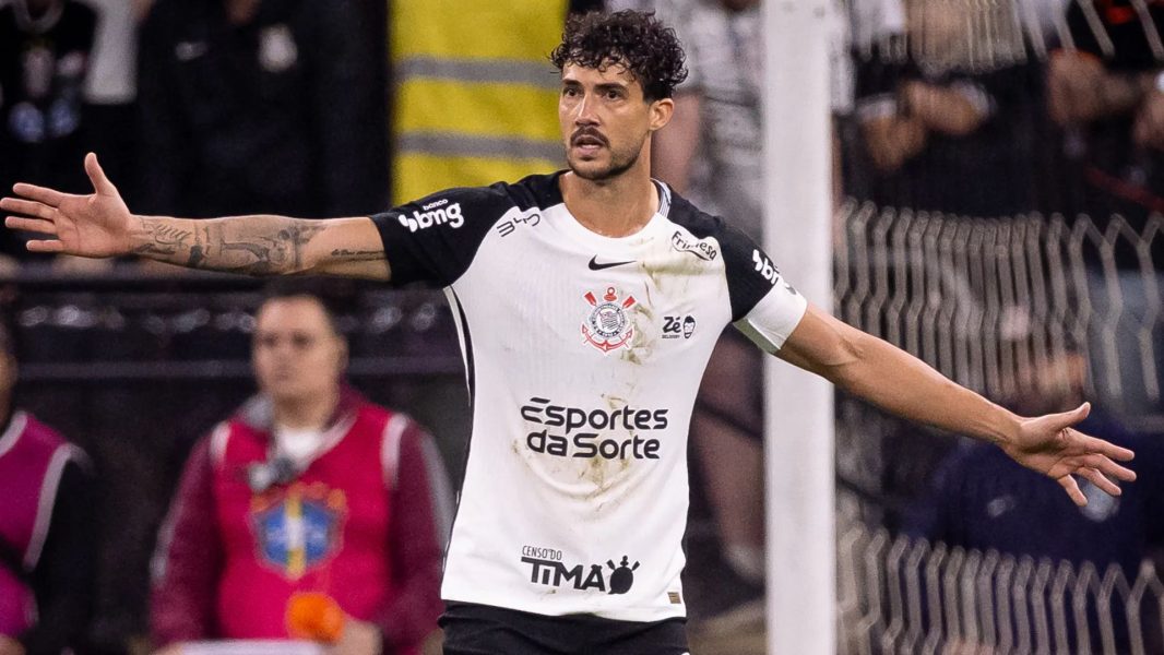 Gustavo Henrique, zagueiro do Corinthians.