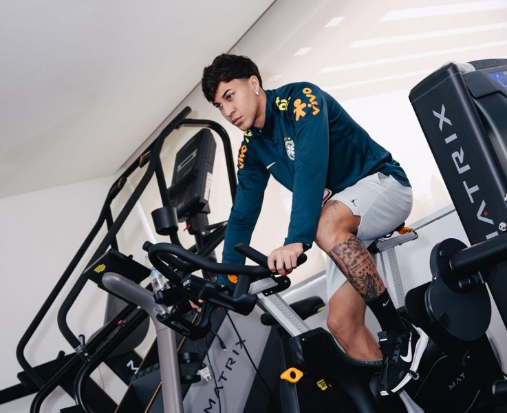 Kaio Jorge treinando